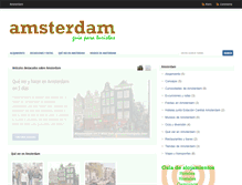 Tablet Screenshot of amsterdamguia.com